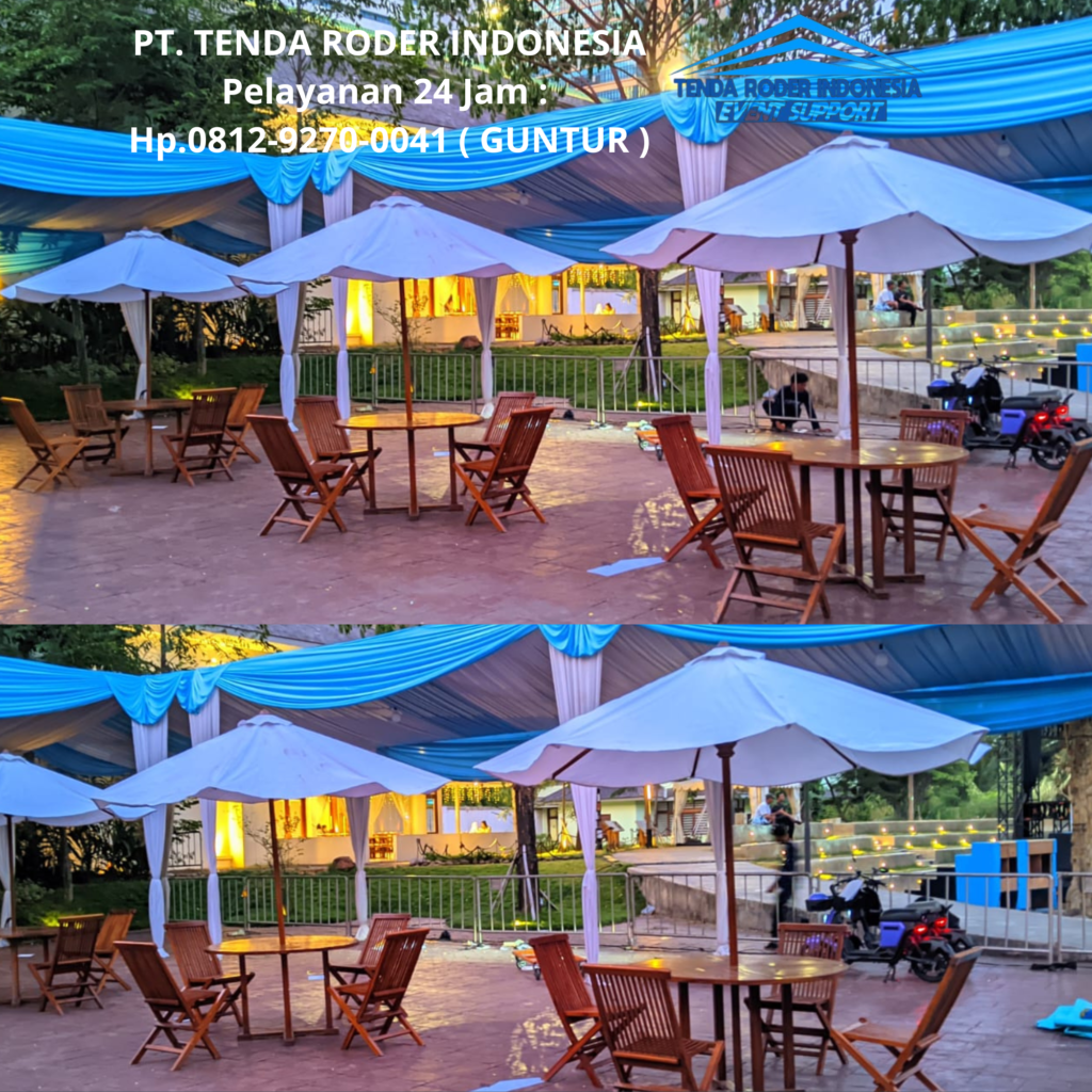 Sewa TENDA PARASOL PUTIH,TENDA RODER Banten