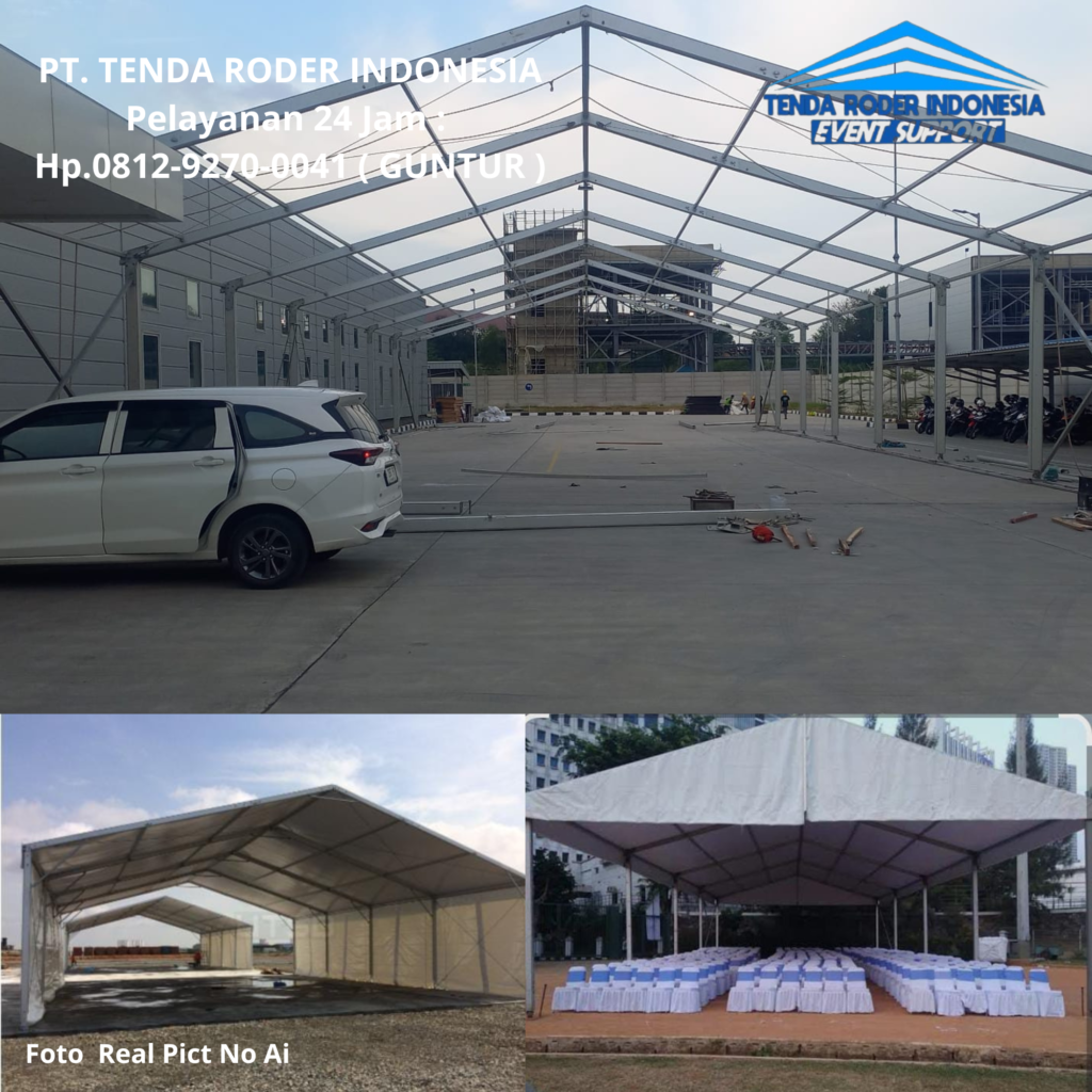 Sewa TENDA RODER Cepat Pasang! Tampil Mewah Area Bogor