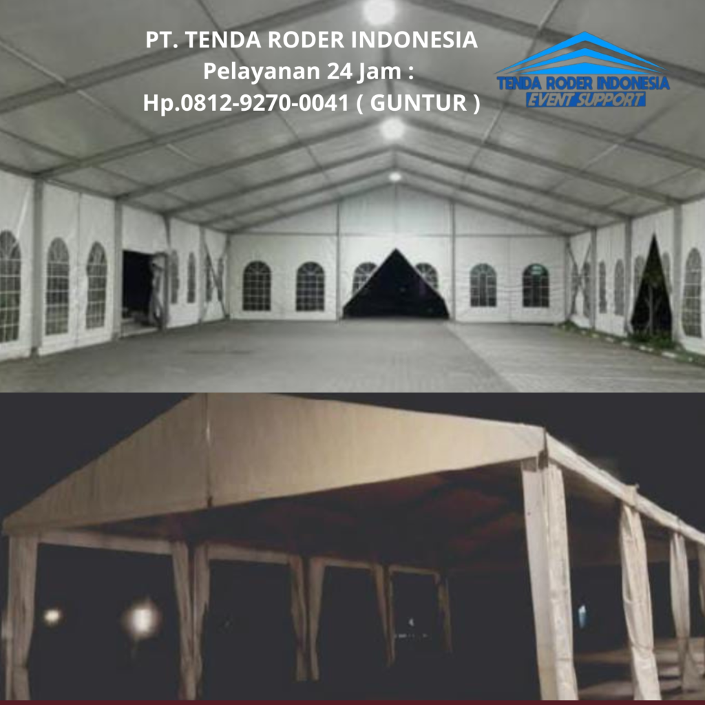 Sewa TENDA RODER Pelayanan Cepat Profesional Jakarta