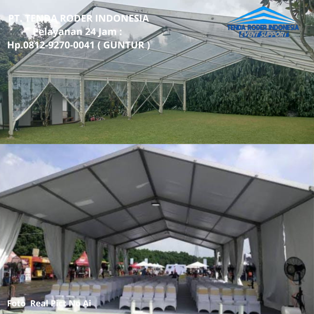 Sewa TENDA RODER Premium Paling Terbaik Bekasi