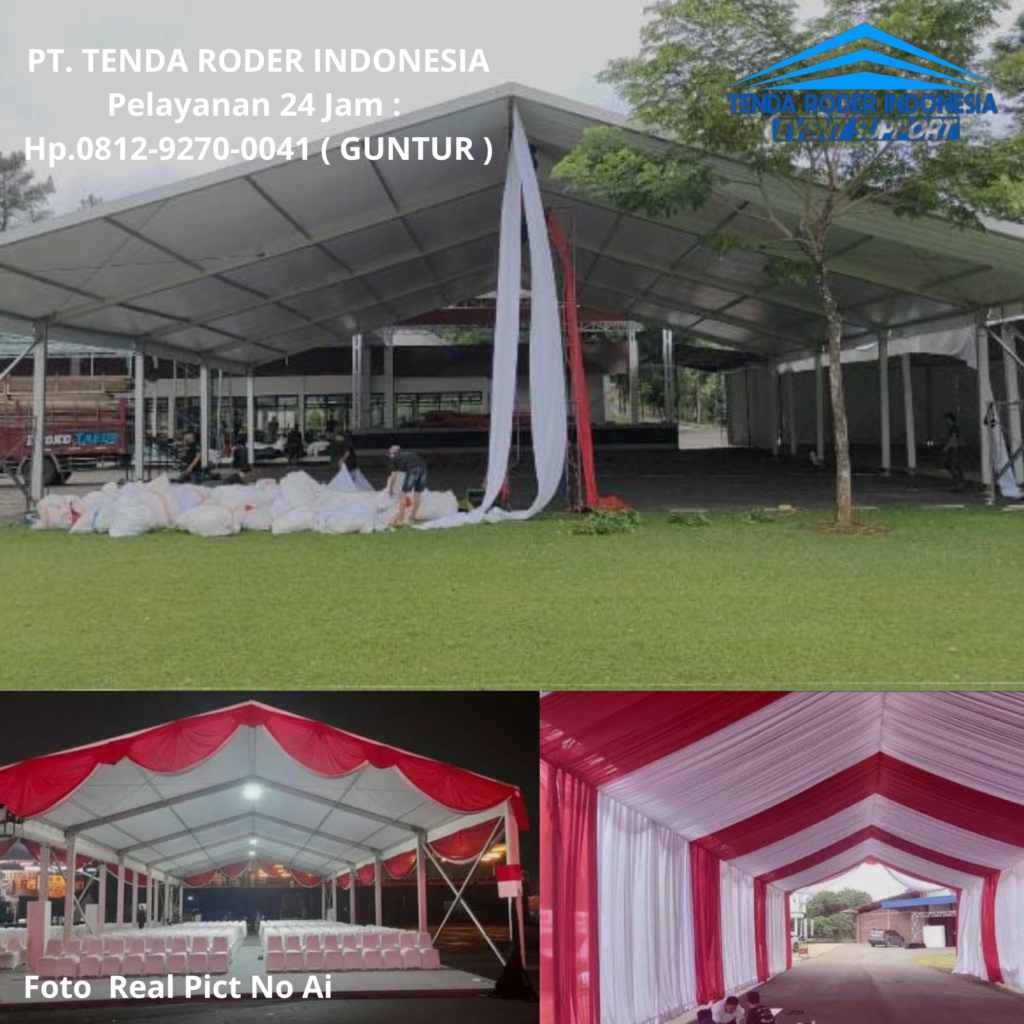 Sewa TENDA RODER Untuk Acara HUT RI ke-81 Area Jakarta
