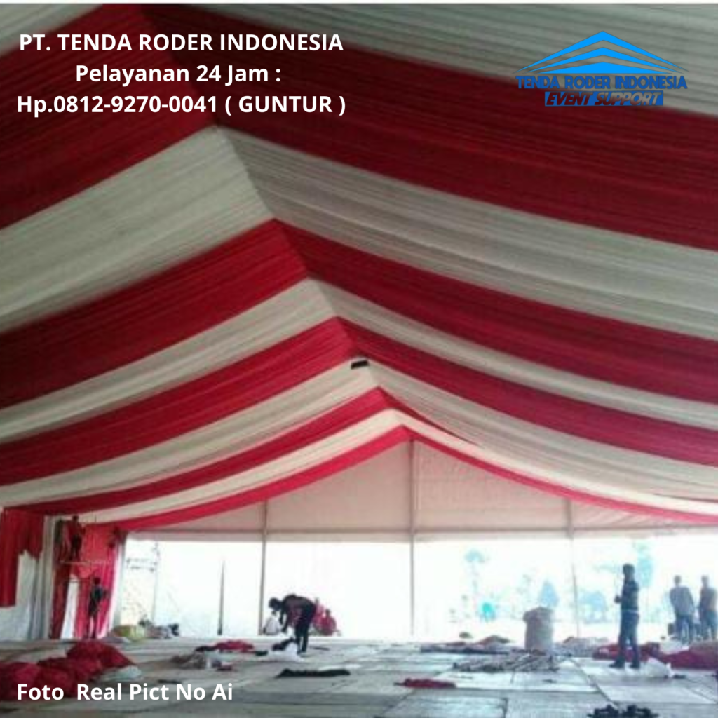 Sewa TENDA RODER Untuk Acara HUT RI ke-81 Area Jakarta