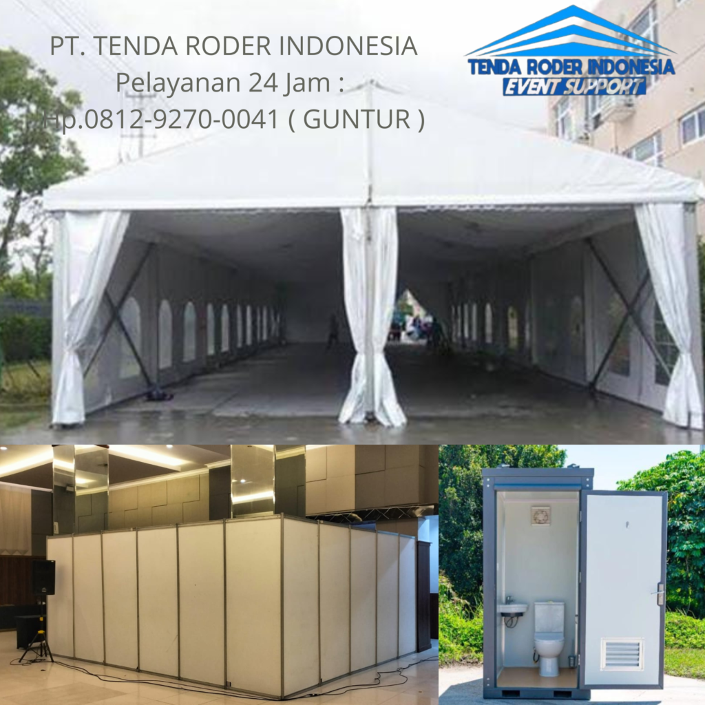 Sewa Tenda Roder,Toilet Portable,Partisi Arae Cirebon