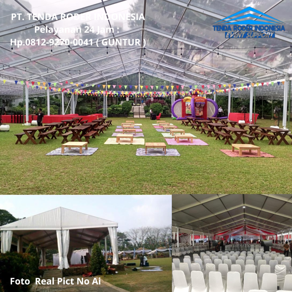Jasa Sewa Alat atau Perlengkapan Acara,Tenda Roder Bandung