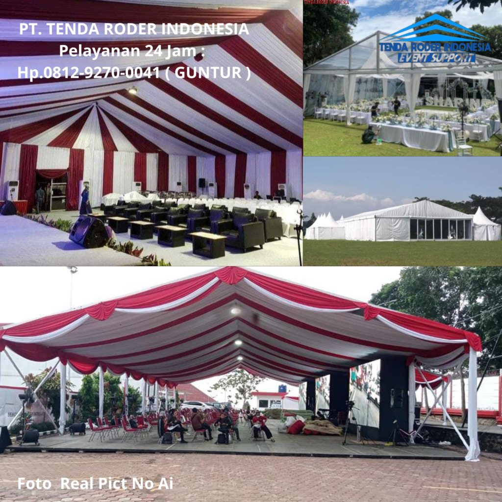 Jasa Sewa Alat atau Perlengkapan Acara,Tenda Roder Bandung