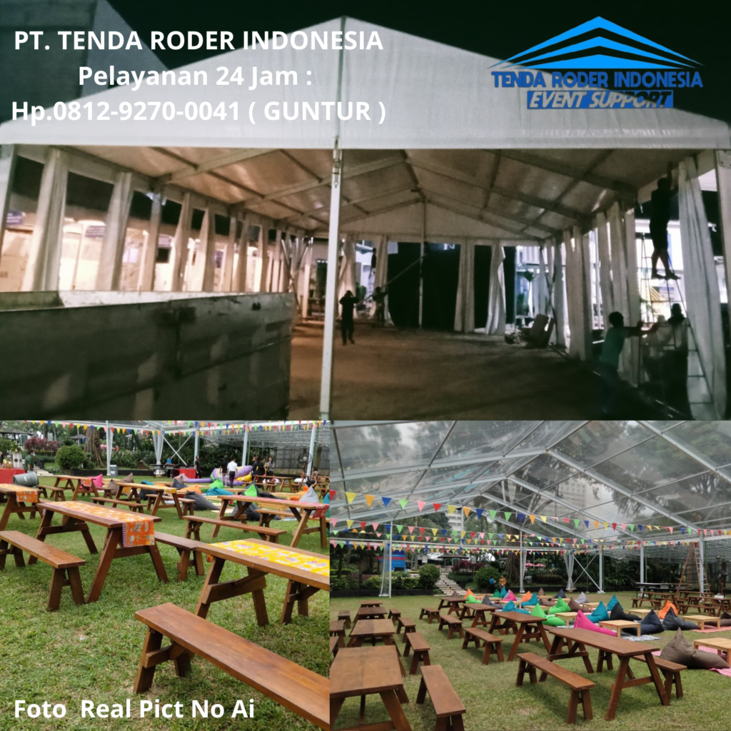 Jasa Sewa BANGKU TAMAN,MEJA TAMAN TENDA RODER Kudus