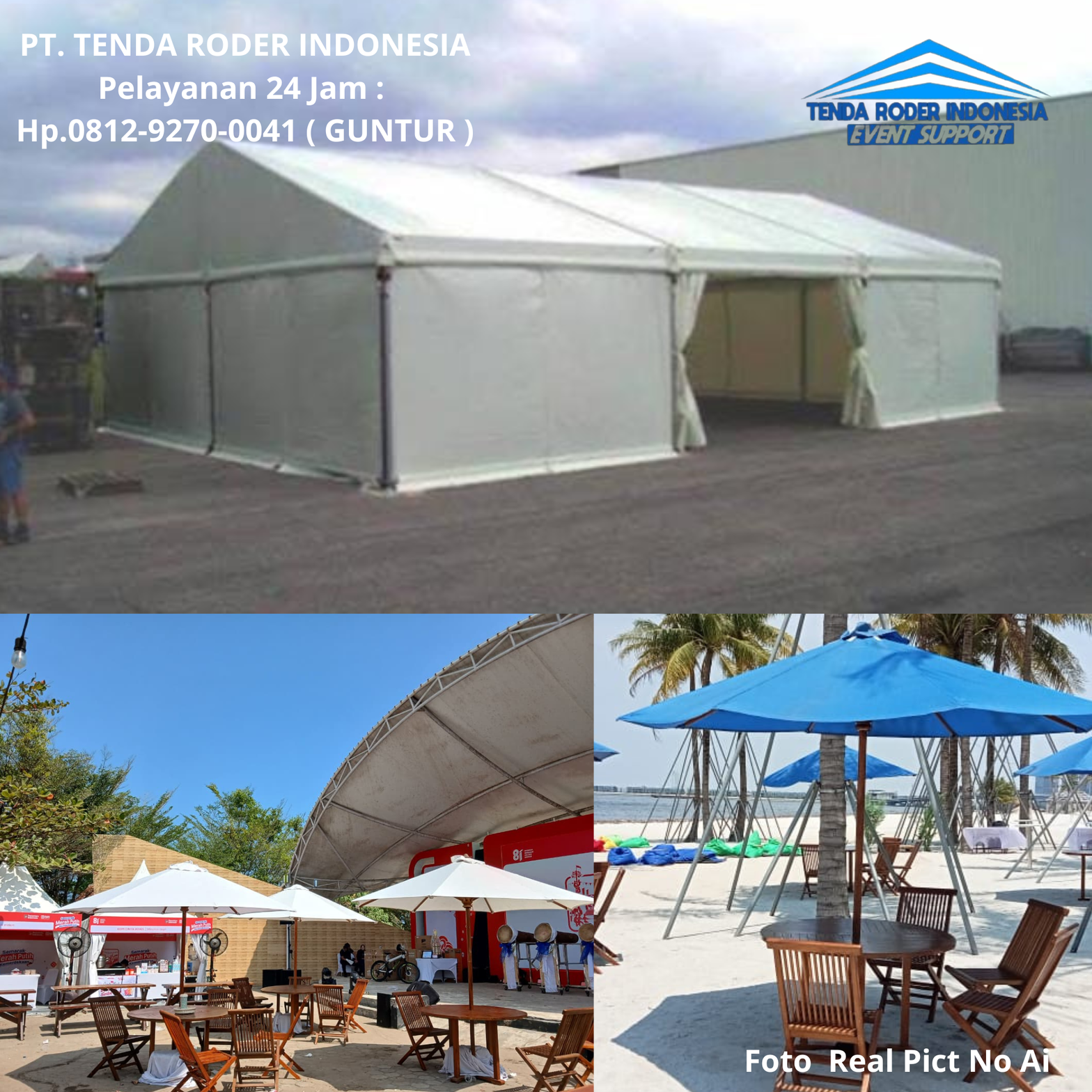 Layanan Sewa TENDA PARASOL SET Dan TENDA RODER Jakarta