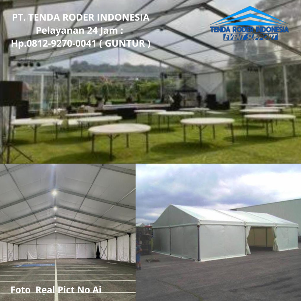 Menyewakan TENDA RODER Untuk Berbagai Event Anda Di Bogor