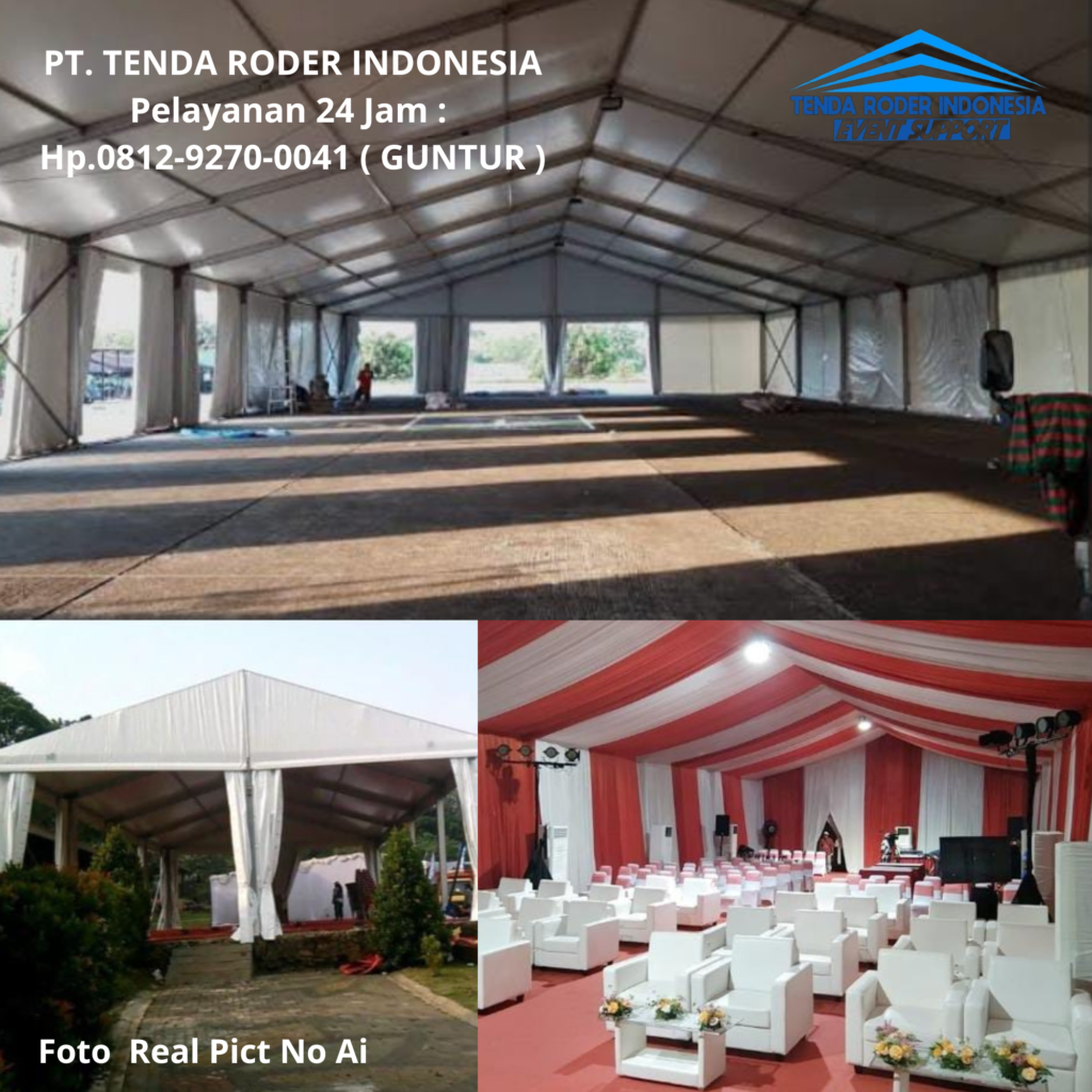 Menyewakan TENDA RODER Untuk Berbagai Event Anda Di Bogor