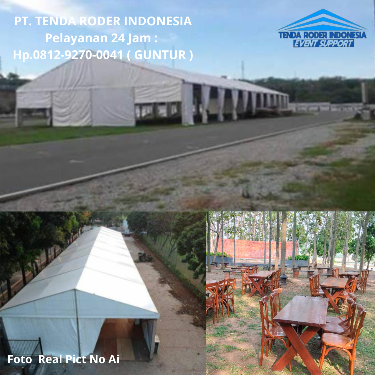 Penyewaan TENDA RODER, MEJA TAMAN LENGKAP KURSI CROSBACAK Pati 0812-9270-0041