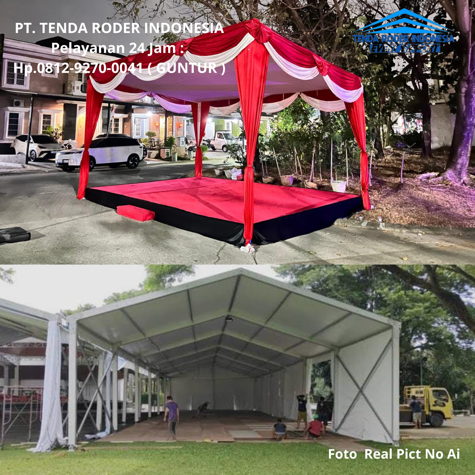 Penyewaan Tenda Plafon, Panggung dan Tenda Roder Area Serang