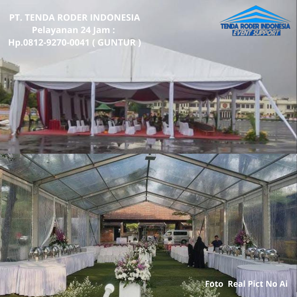Penyewaan Tenda Plafon, Panggung dan Tenda Roder Area Serang