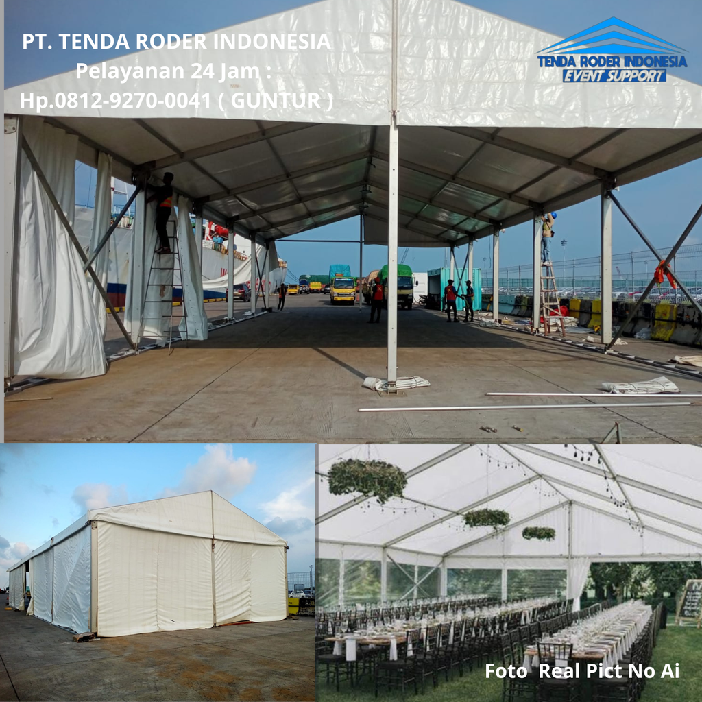 Penyewaan Tenda Plafon, Panggung dan Tenda Roder Area Serang