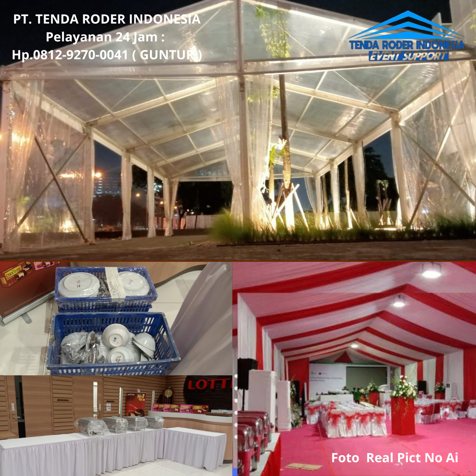 Rental ALAT CATERING,TENDA RODER Lengkap Dekorasi Depok