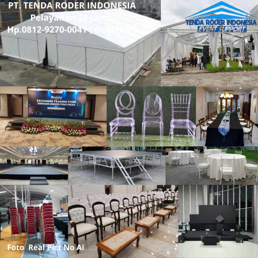 Rental Alat Pesta,Mej,Kursi,panggung,Tenda Roder Tangerang