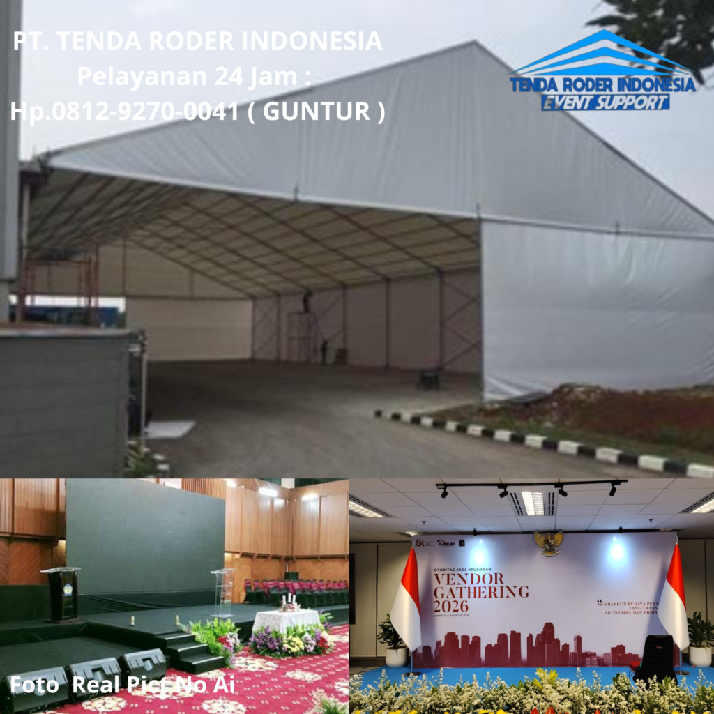 Rental BACKDROP Custom,TENDA RODER,PANGGUNG Custom Ciputat