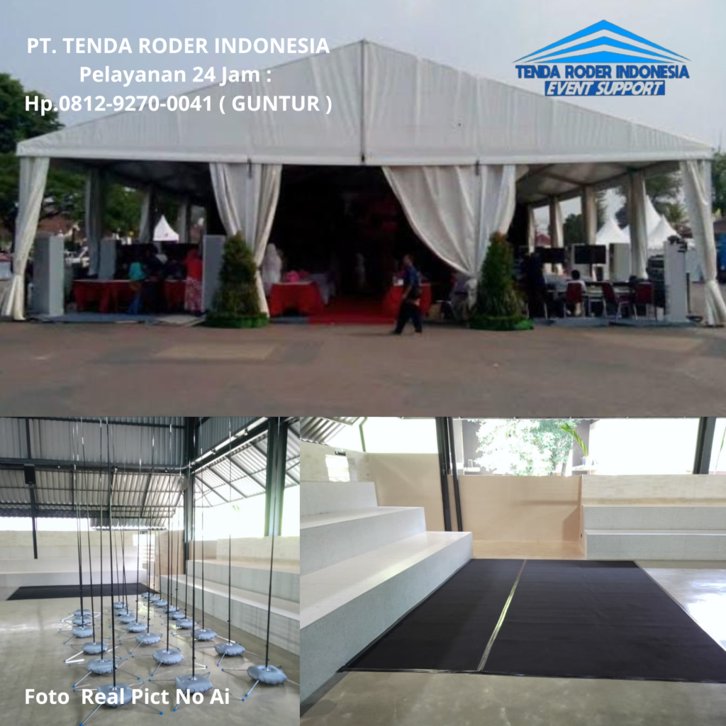 Rental Flag Pole,Karpet Buana,Tenda Roder PIK