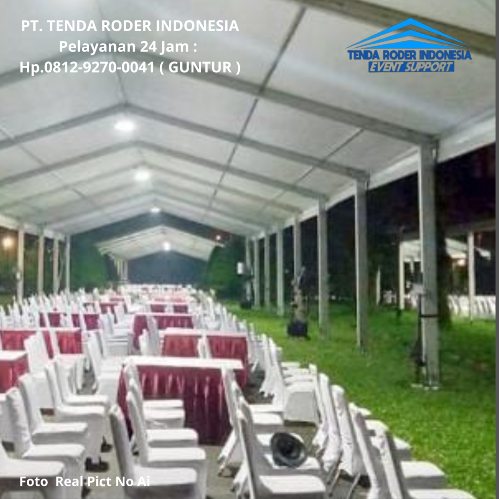 Rental KURSI TIFFANY AKRILIK DAN TENDA RODER PREMIUM Area Bekasi 0812-9270-0041