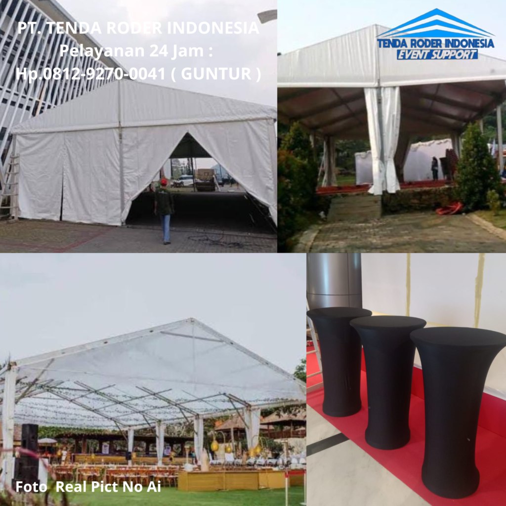 Rental MEJA BARSTOOL Cover Ketat Hitam,TENDA RODER Majalengka