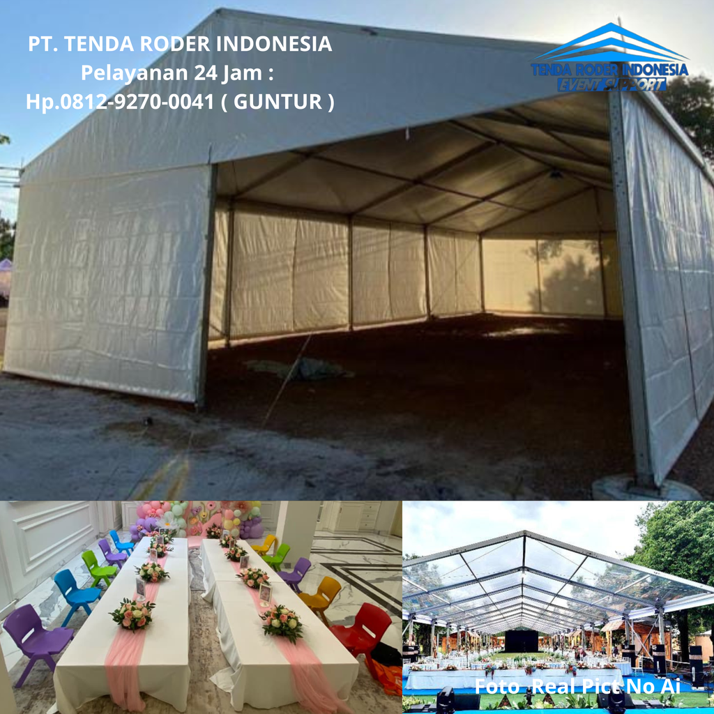 Rental MEJA KOTAK LESEHAN, TENDA RODER Depok