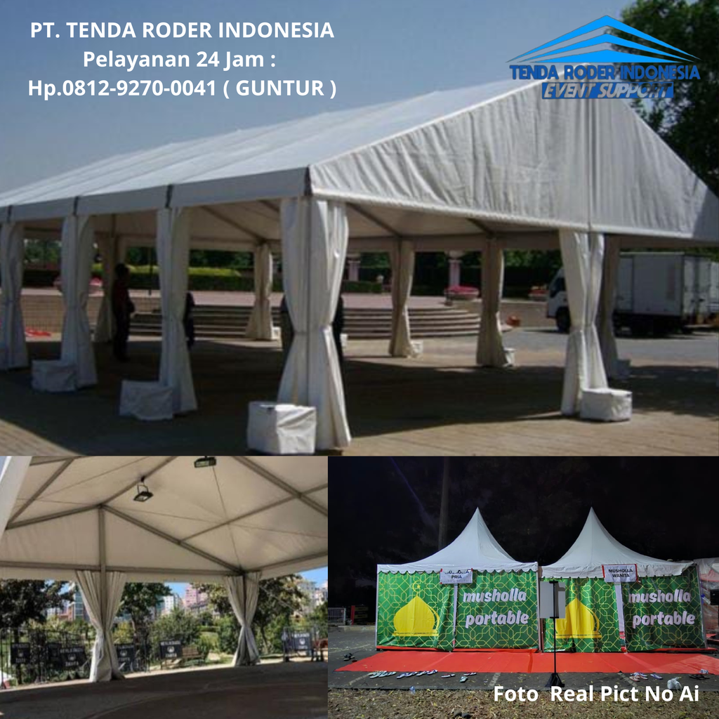 Rental MUSHOLA PORTABLE Dan TENDA RODER Semarang