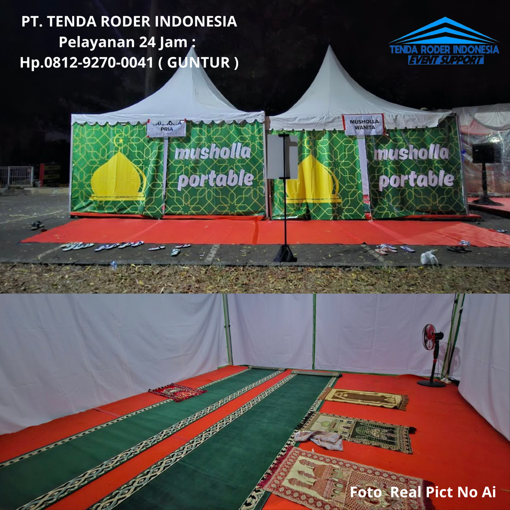Rental MUSHOLA PORTABLE Dan TENDA RODER Semarang