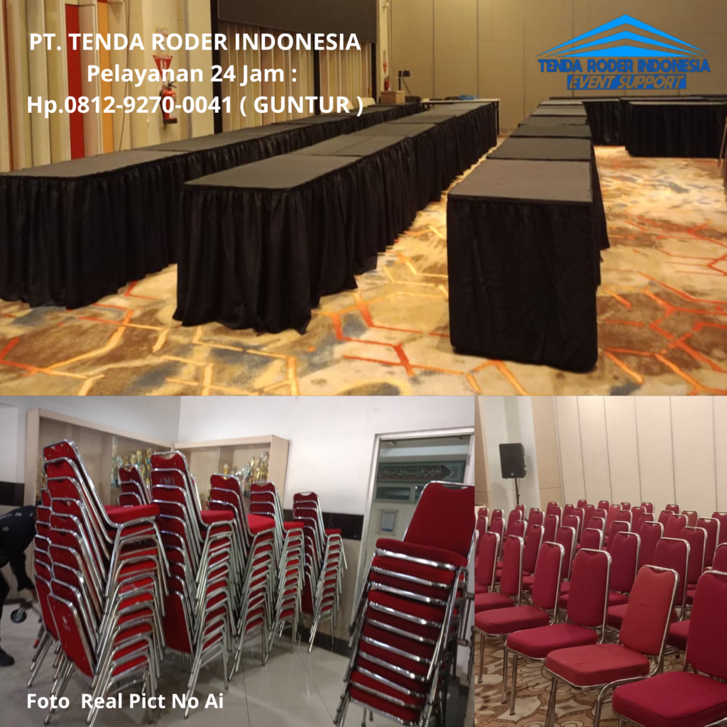 Rental Meja Kotak,Kursi Susun,Tenda Roder,Sofa Pati
