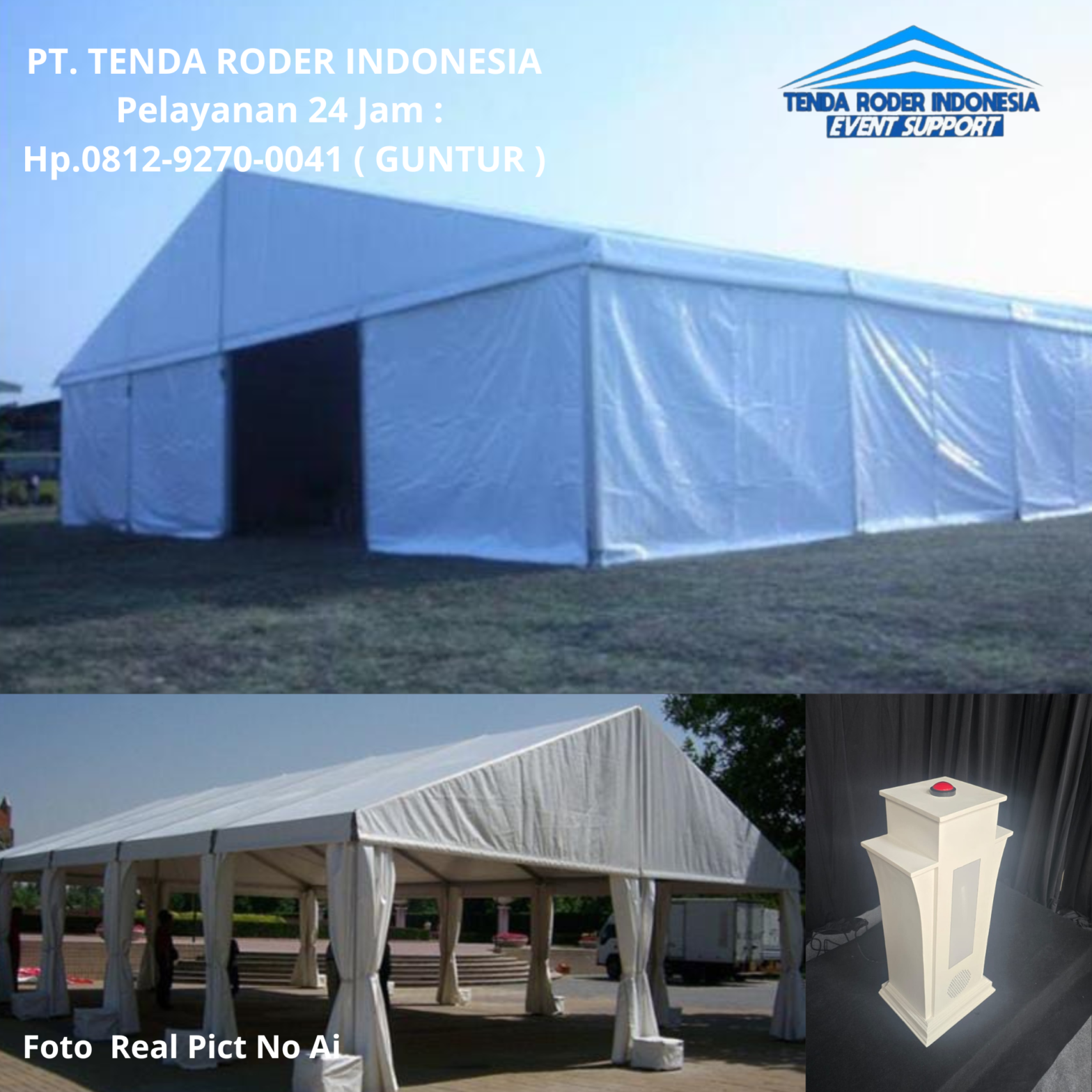 Rental TENDA  RODER  PODIUM SIRINE Semarang Dan Sekitarnya 0812-9270-0041