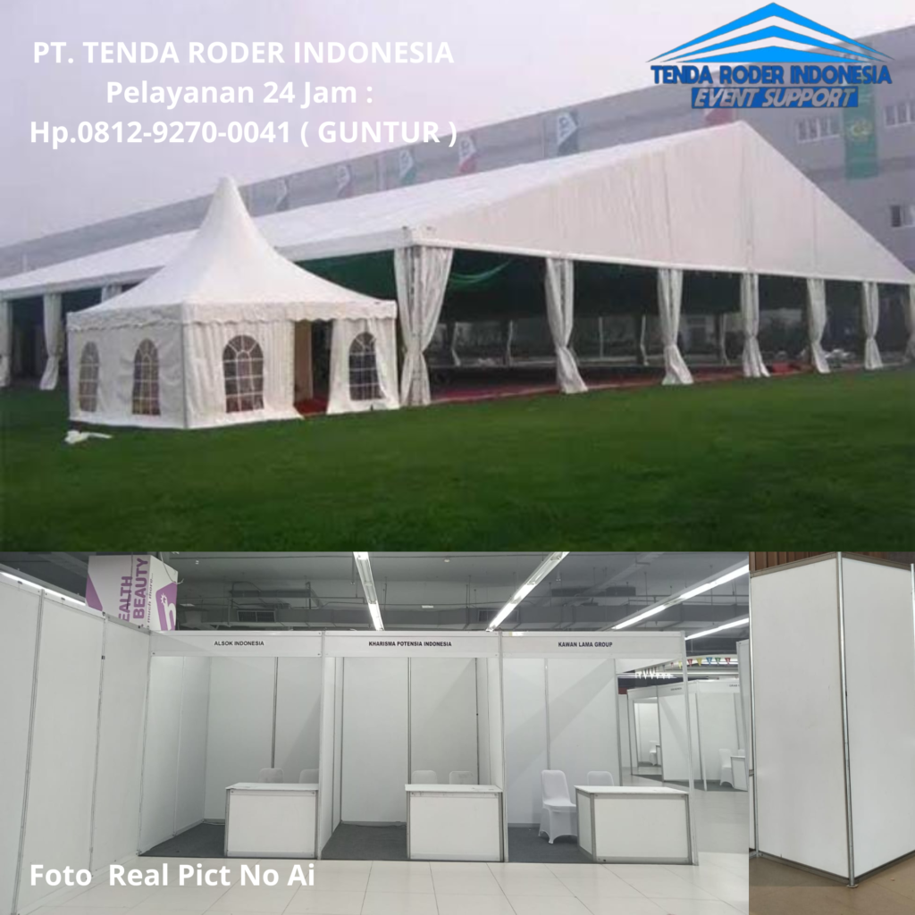 Rental RUANG PARTISI,MEJA PARTISI,TENDA RODER Cikarang