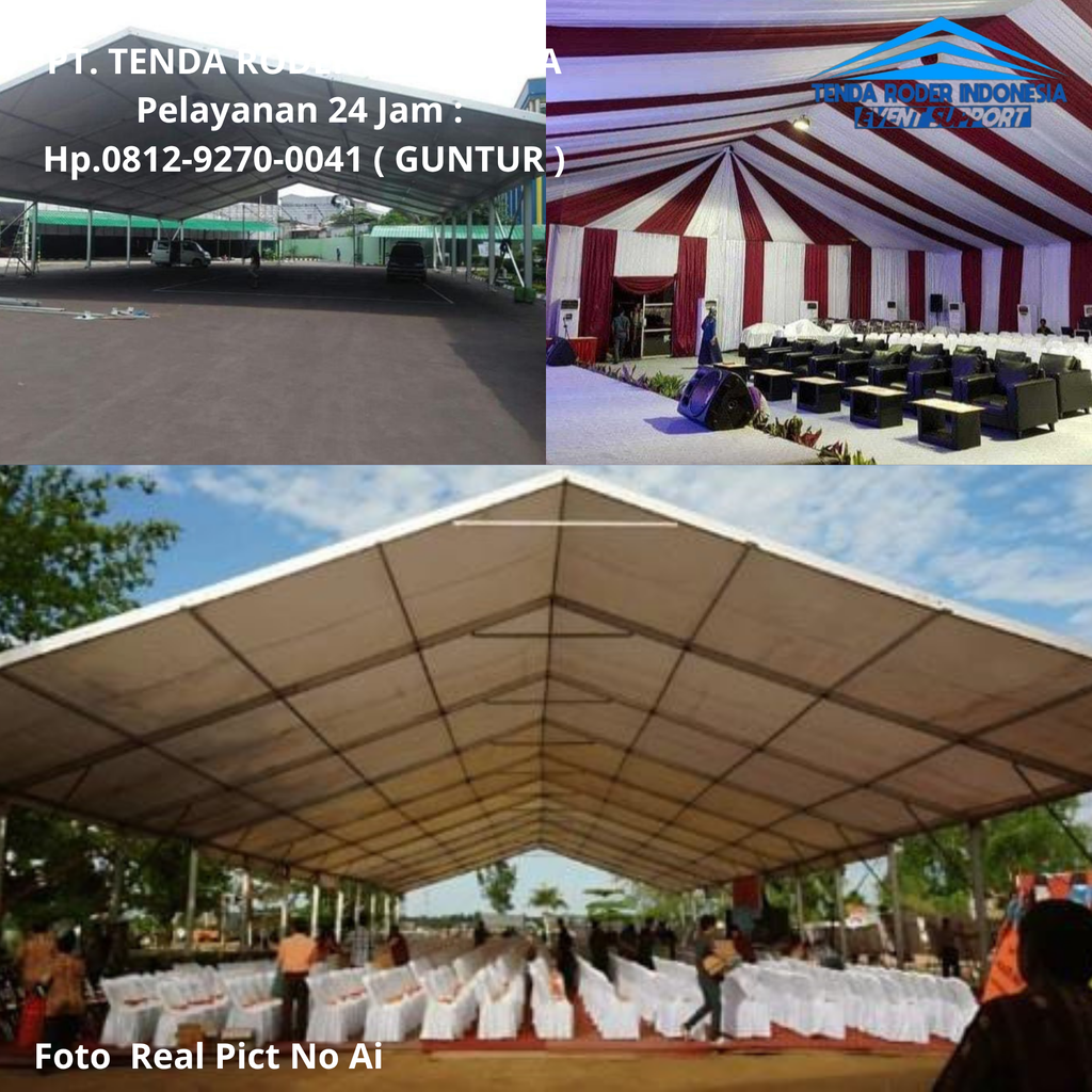 Rental TENDA RODER Bekasi Dan Berbagai Perlengkapan Acara