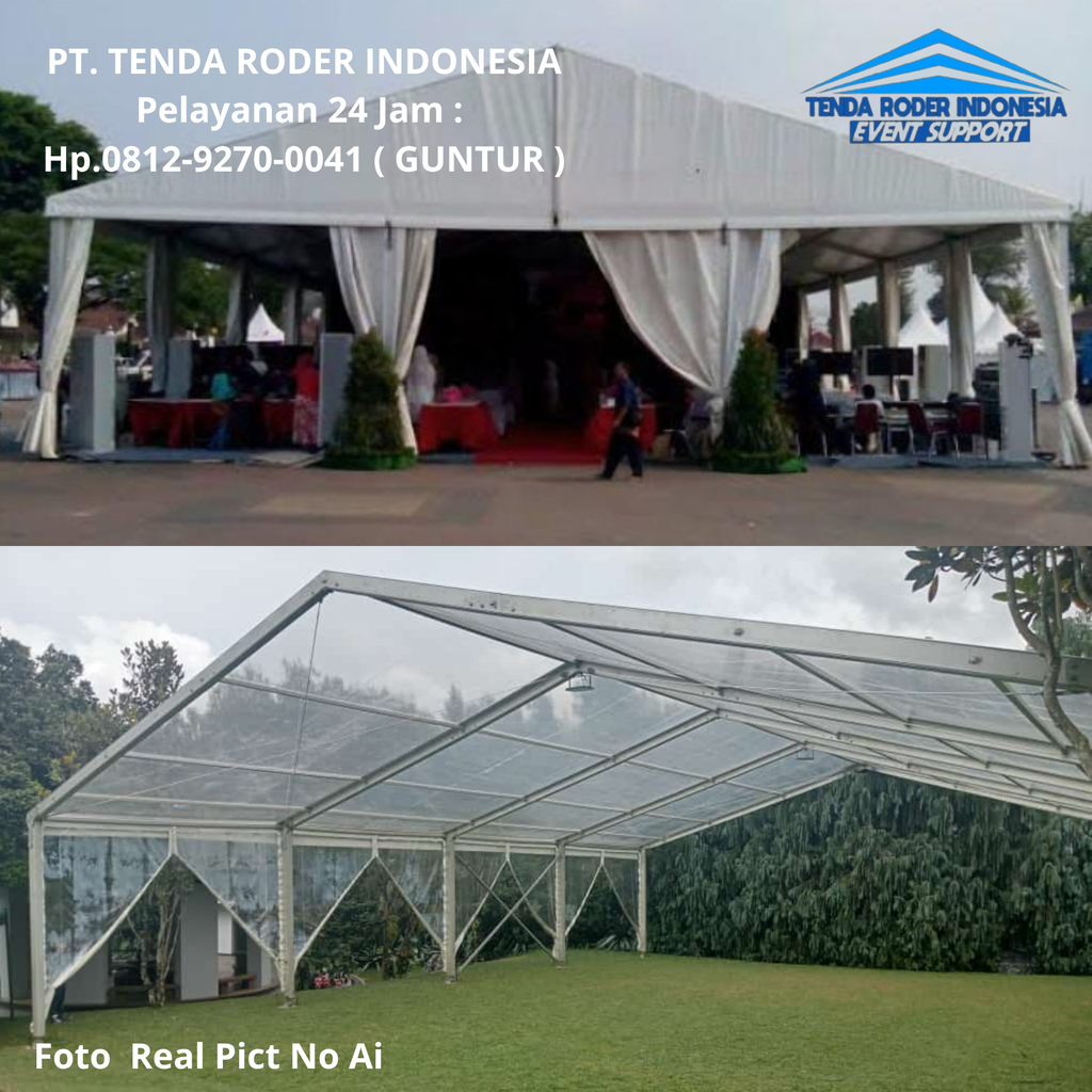 Rental TENDA RODER Bekasi Dan Berbagai Perlengkapan Acara
