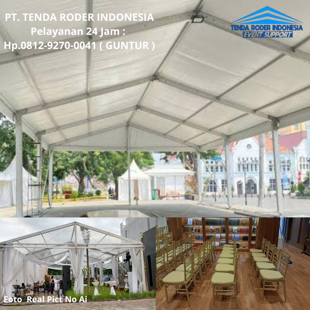 Rental TENDA RODER, KURSI TIFFANY VIP Gold BSD