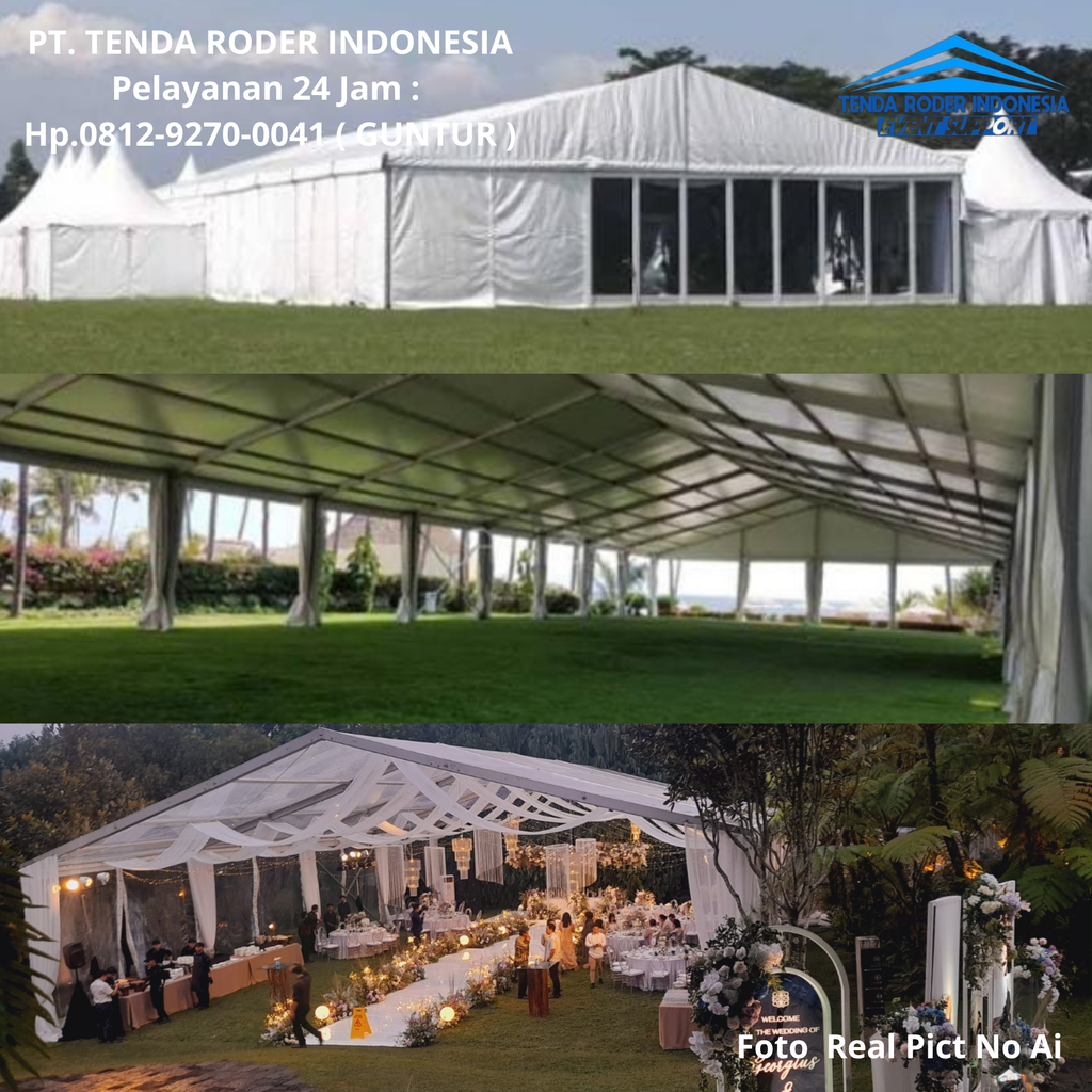 Rental TENDA RODER di PT. Tenda Roder Indonesia Area Bekasi