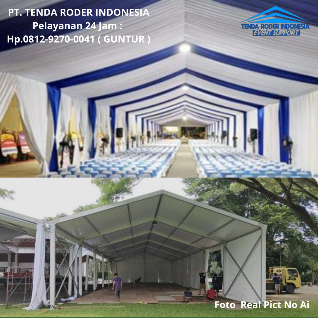 Rental TENDA RODER di PT. Tenda Roder Indonesia Area Bekasi