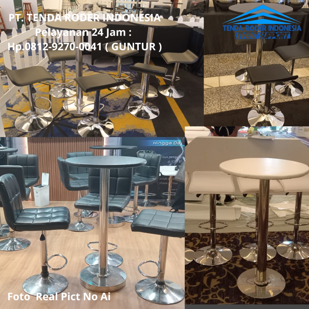 Rental TENDA RODER,BARSTOOL,PARTISI Semarang