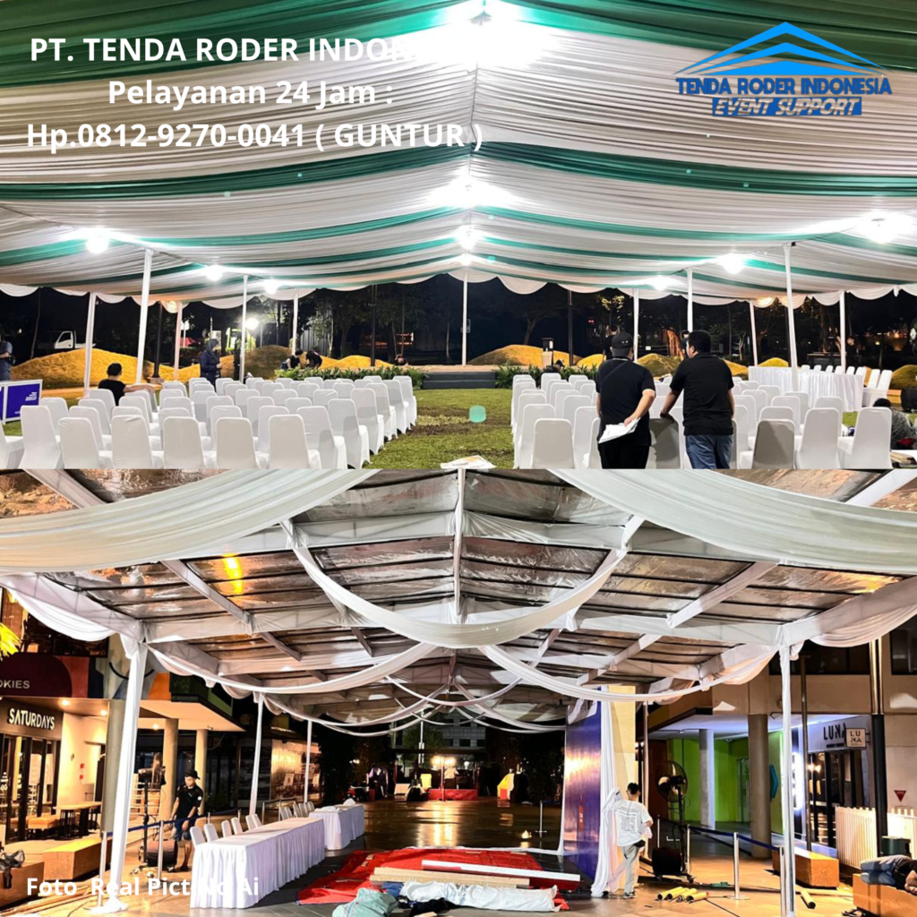 Rental TENDA RODER,TENDA PLAFON ,TENDA HANGGAR DEKORASI Jakarta
