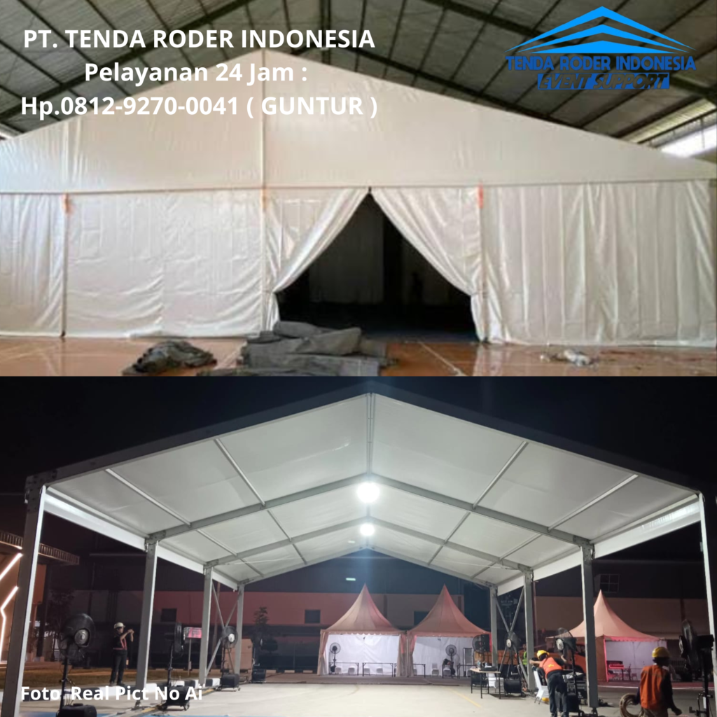 Rental TENDA RODER,TENDA PLAFON ,TENDA HANGGAR DEKORASI Jakarta