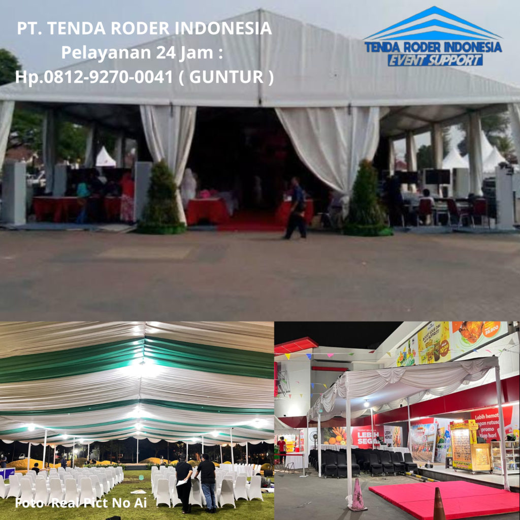 Rental TENDA RODER,TENDA PLAFON ,TENDA HANGGAR DEKORASI Jakarta