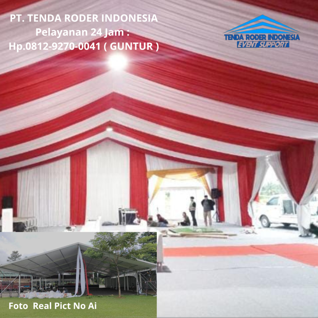 Rental TENDA SERUT,TENDA RODER,TENDA PLAFON Jababeka