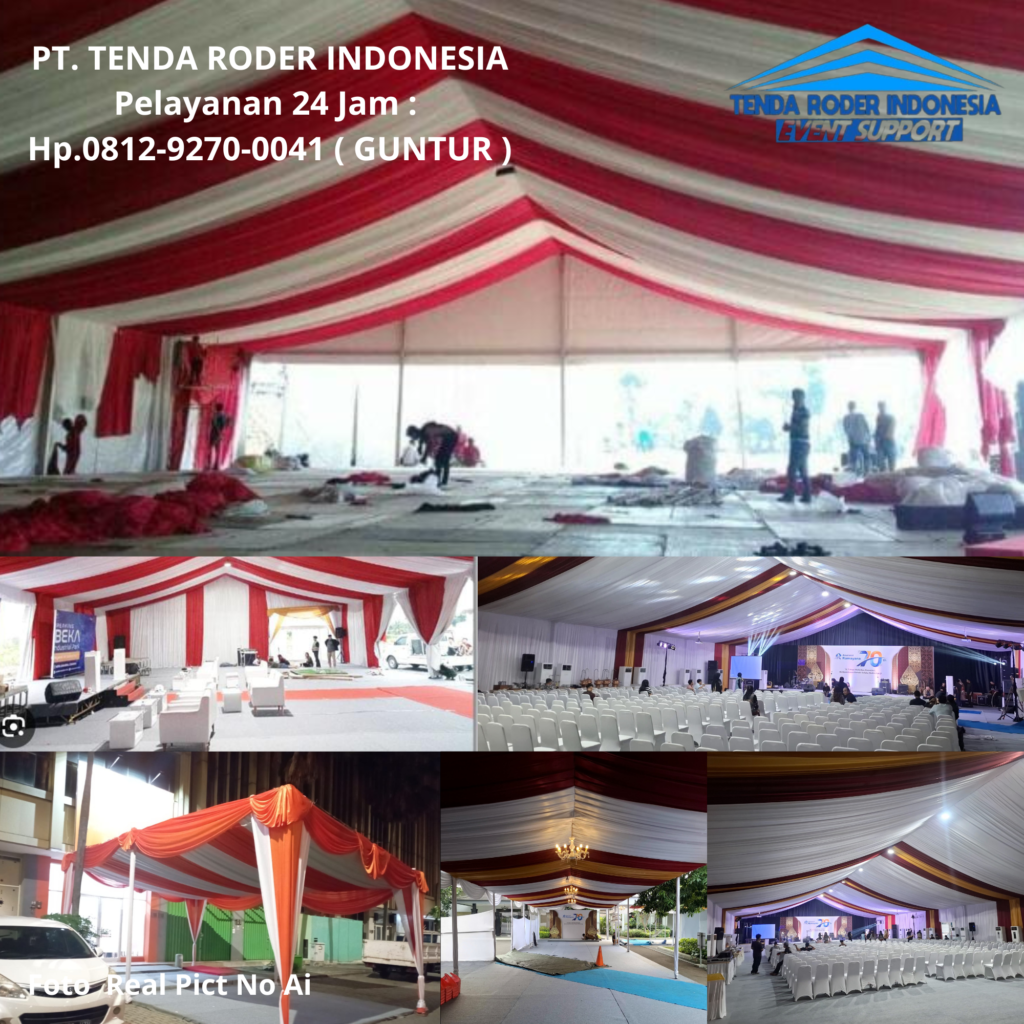 Rental TENDA SERUT,TENDA RODER,TENDA PLAFON Jababeka