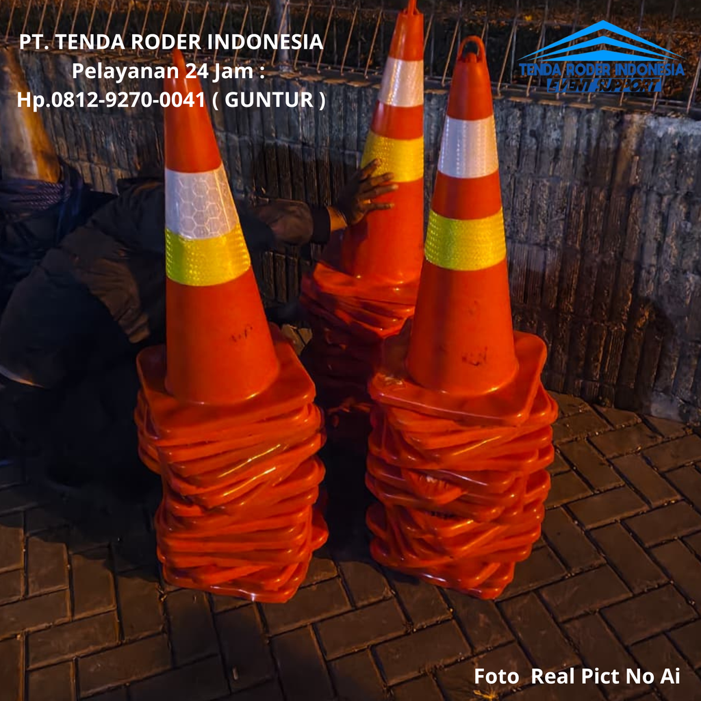 Rental TRAFFIC CONE Dan TENDA RODER Bandung
