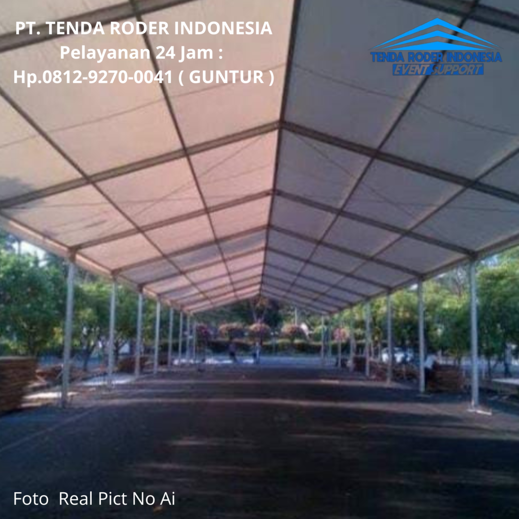 Rental Tenda Roder Event HUT-RI Dekorasi Merah Putih Jakarta