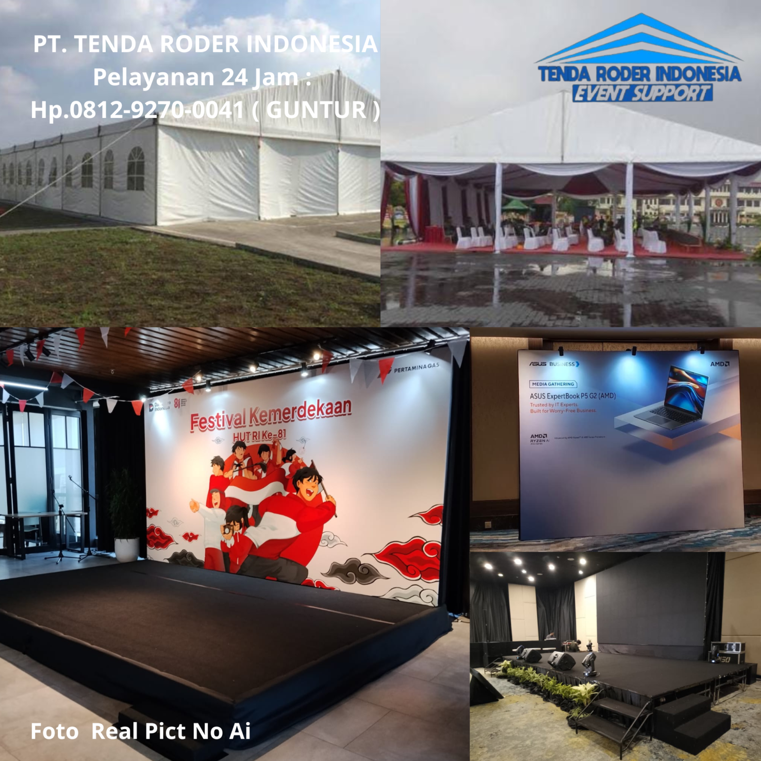 Rental Tenda Roder,Backdrop,Panggung atau Stage Jakarta