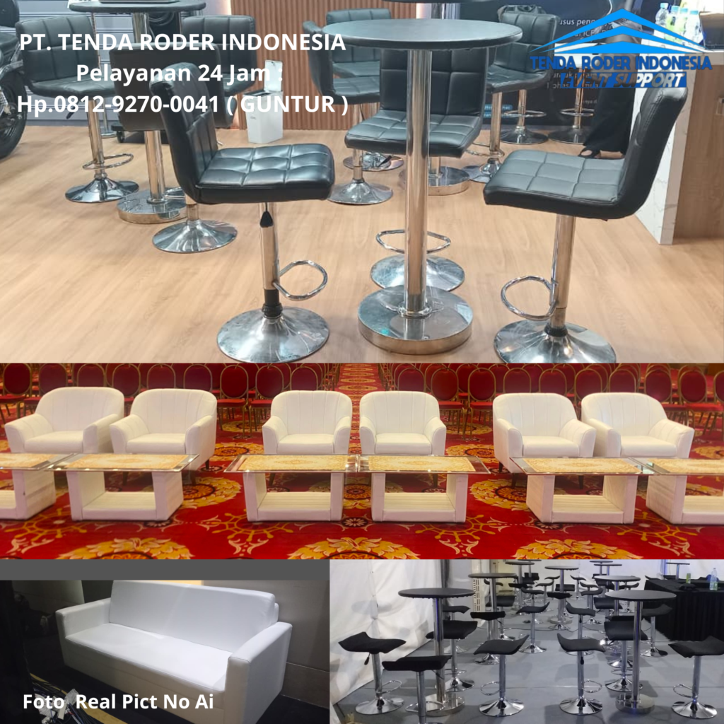Rental Tenda Roder,Barstool,sofa,Flooring Serang
