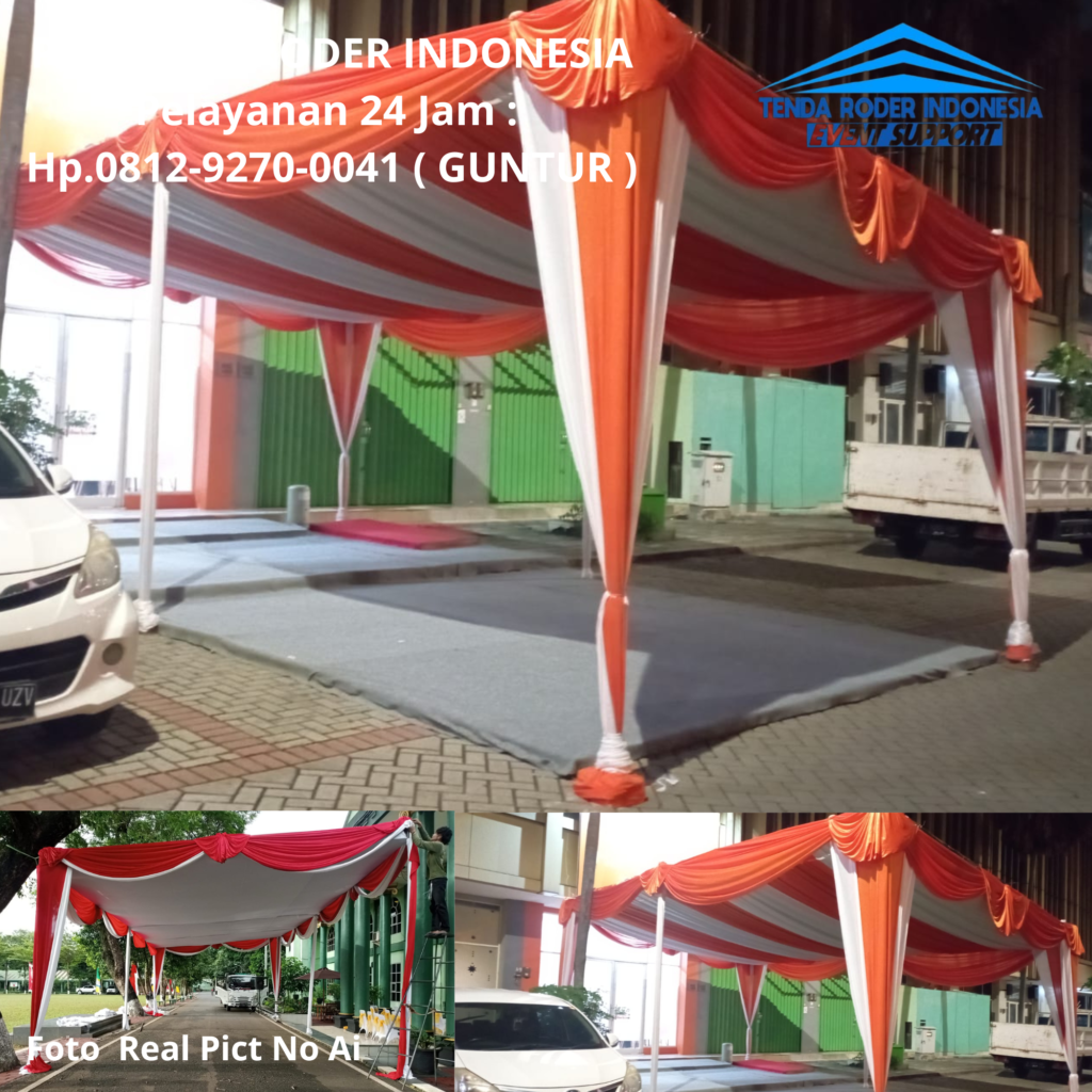 Sambut HUT RI! Sewa TENDA RODER, TENDA PLAFON Megah Bekasi