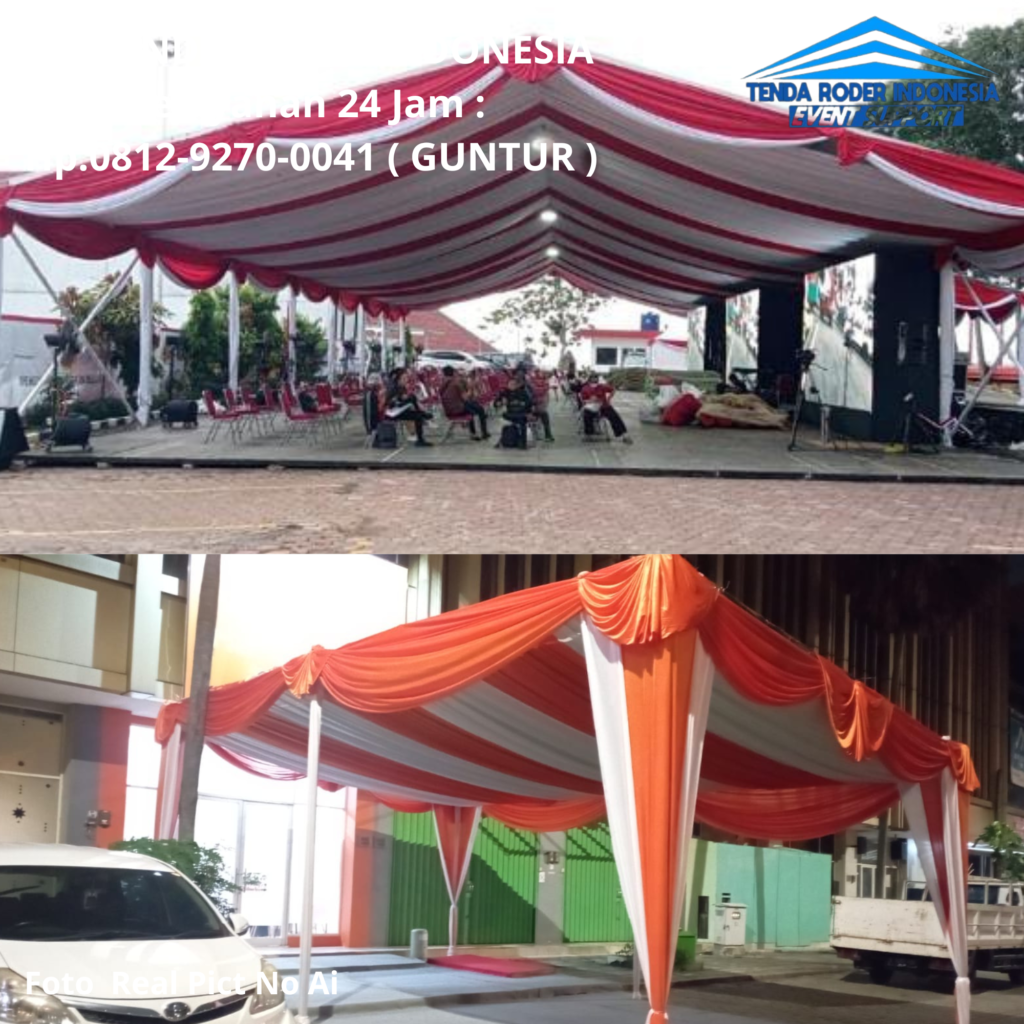 Sambut HUT RI! Sewa TENDA RODER, TENDA PLAFON Megah Bekasi