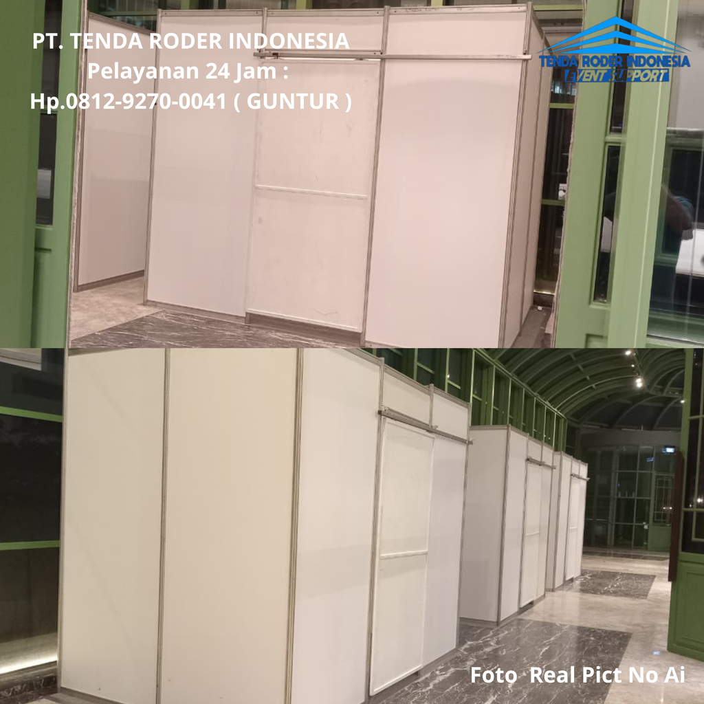 Sewa KURSI Cover Hitam, PARTISI RUANG, TENDA RODER Bogor
