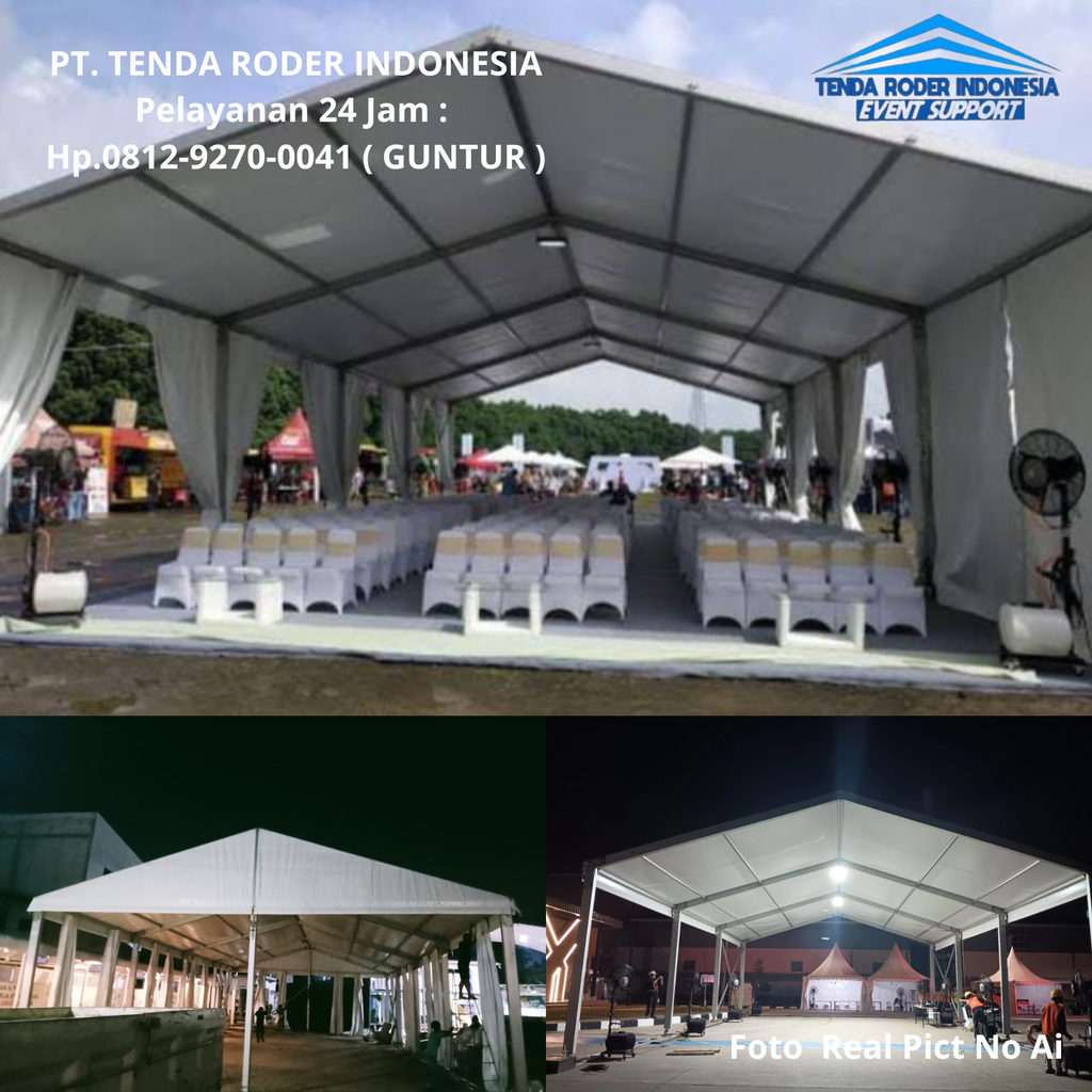 Sewa KURSI Cover Hitam, PARTISI RUANG, TENDA RODER Bogor