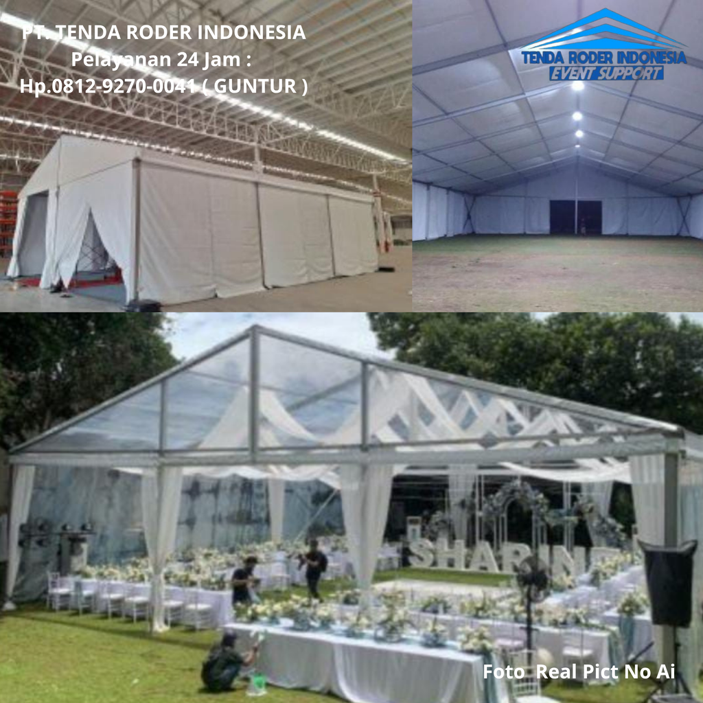 Sewa MEJA IBM Cover Strick Hitam, TENDA RODER Serang