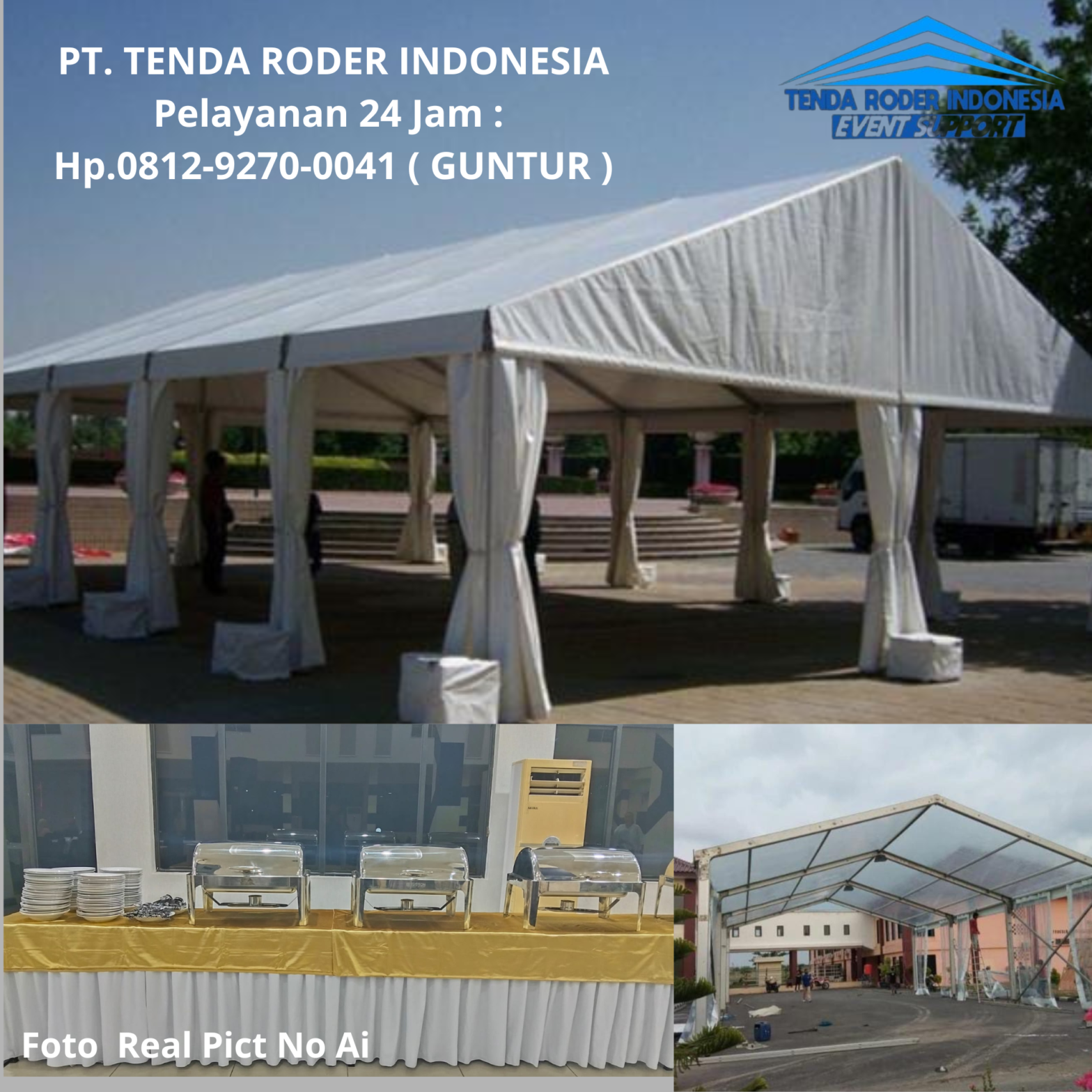 Sewa Paket Hemat TENDA RODER, ALAT PRASMANAN Berkualitas Bekasi